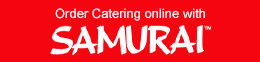 Order Catering with Samurai, opens in a new broswer tab